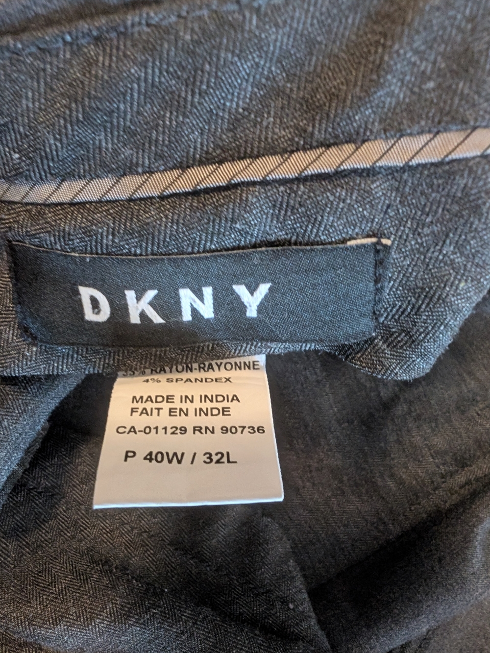 DKNY Men's Black Jeans - Classic Straight Fit